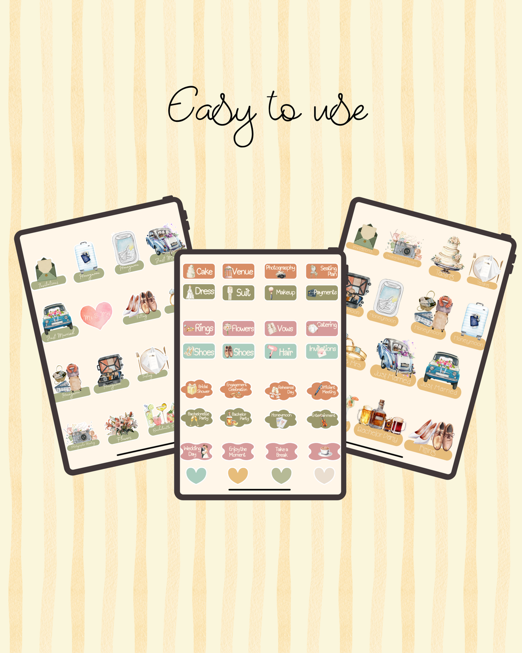 Wedding Planner Printable Stickers