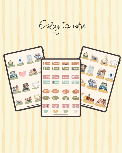 Wedding Planner Printable Stickers