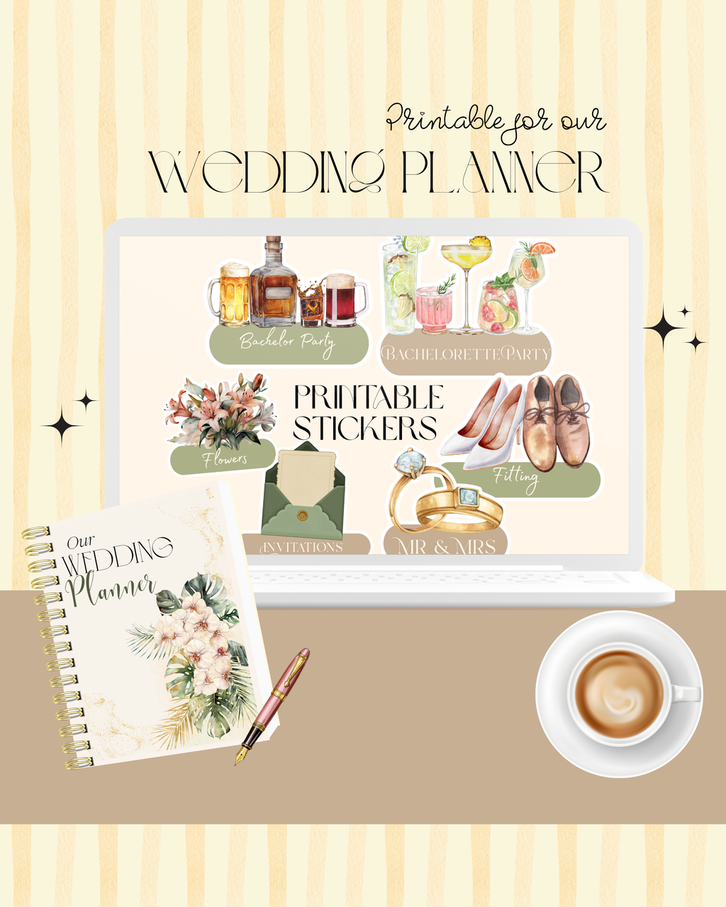 Wedding Planner Printable Stickers