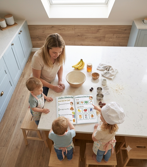 Let's Roar & Cook! – A Toddler's First Cooking Book (Ages 2+) — Digital PDF Download