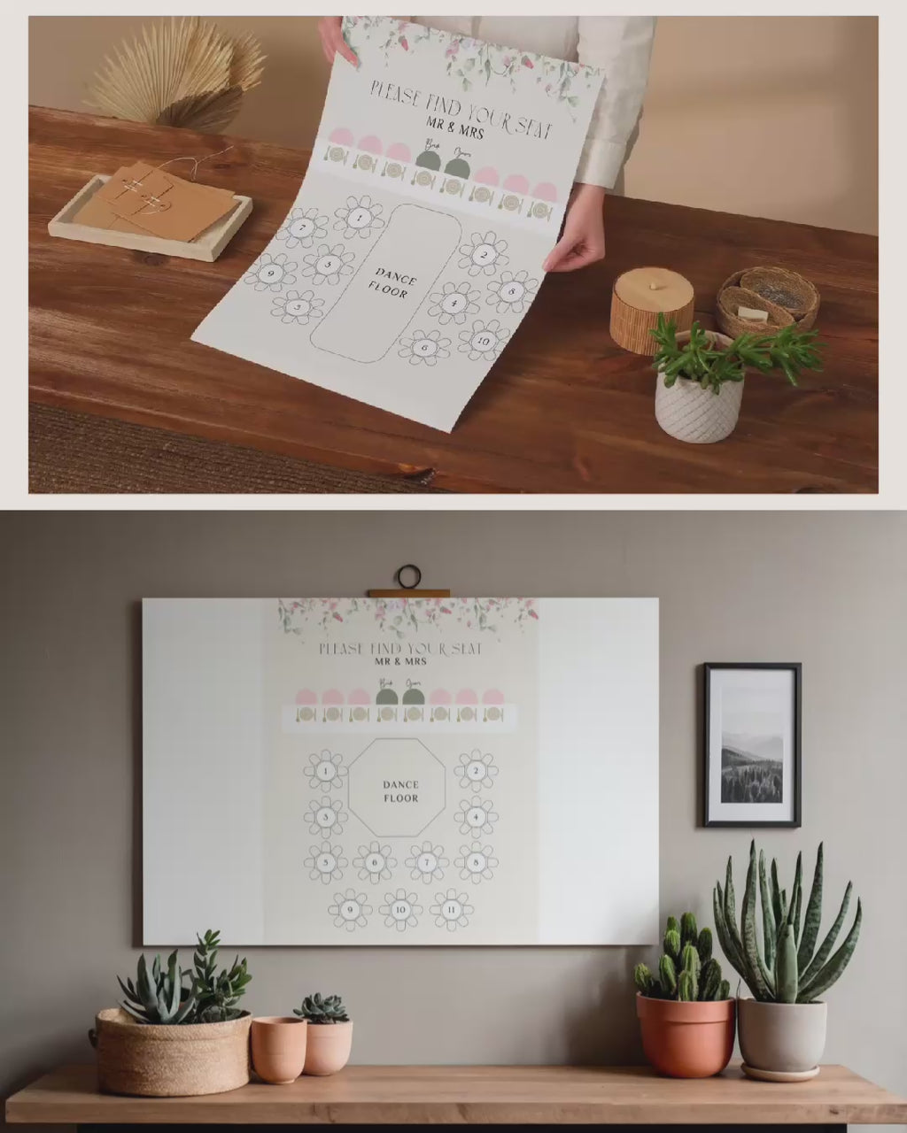 Wedding Seating Arrangements Template